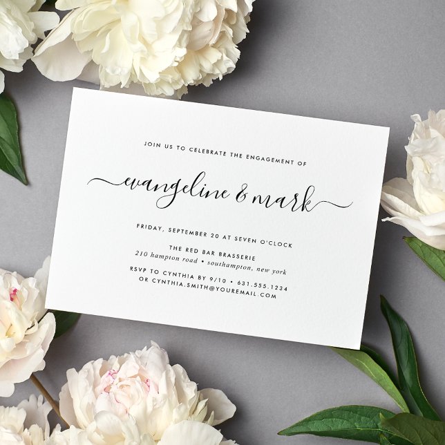 Gin Lane | Convite à Festa de noivado (Criador carregado)