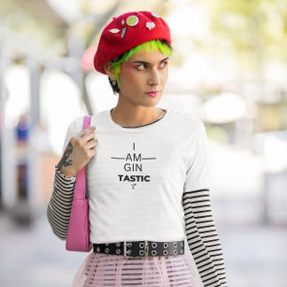 Gin Tastic Ladens V Neck T-Shirt