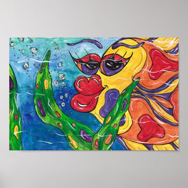 Gina the Goldfish Impressão (Frente)