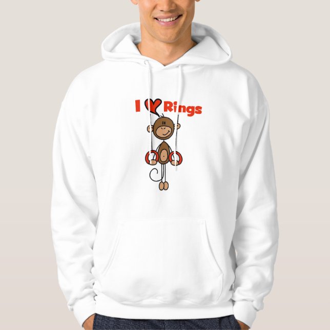 Ginasta Ama Camisetas de Argolas e Presentes (Frente)