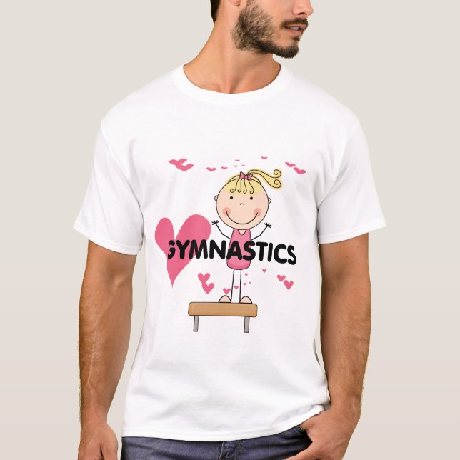 GINÁSTICA - camiseta e presentes da ginástica do (Frente)