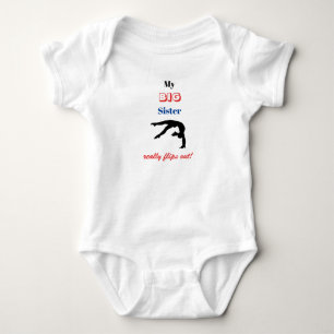 Ginástica "Minha Irmã Mais Velha" Camiseta Flip
