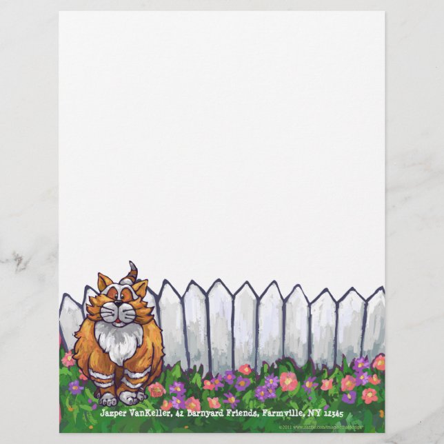 Ginger Cat Personal Letterhead (Frente)