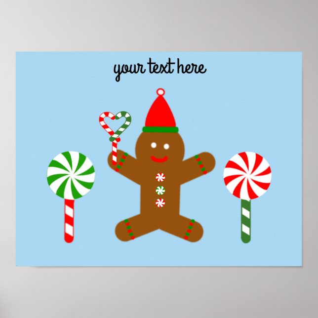 Gingerbird Man #1 Poster (Frente)