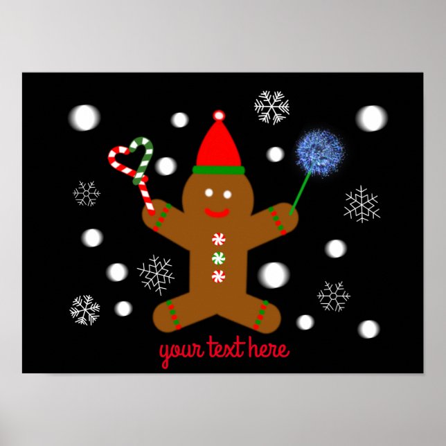 Gingerbird Man #2 Poster (Frente)