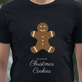 Gingerbird Man Christmas Cookies T-Shirt