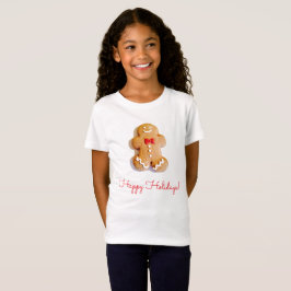 Gingerbird Man Cookie Holiday Xmas T-Shirt
