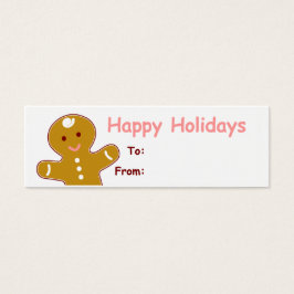 Gingerbird Man Gift Tags
