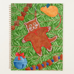 GINGERBREAD KITTY Planejador 8,5x11
