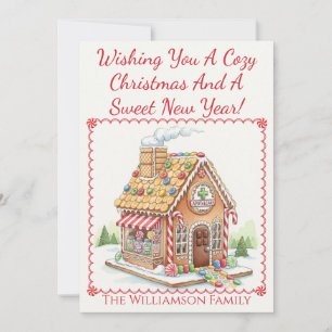 Gingerpão Apothecary Cartão de Natal Saúde