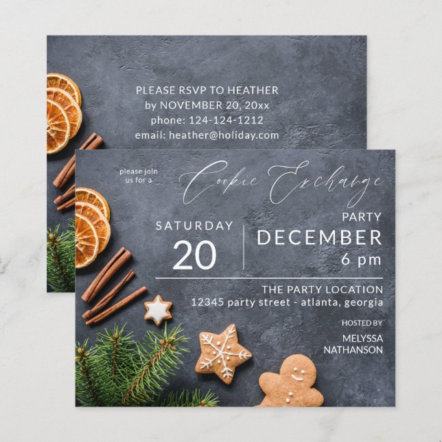 Gingerpão de Orçamento e Trocas de Bolachas Laranj (Frente/Verso)