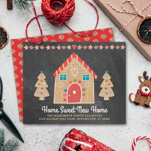 Gingerpão de Orçamento Mudámos Cartão de Chalkboar