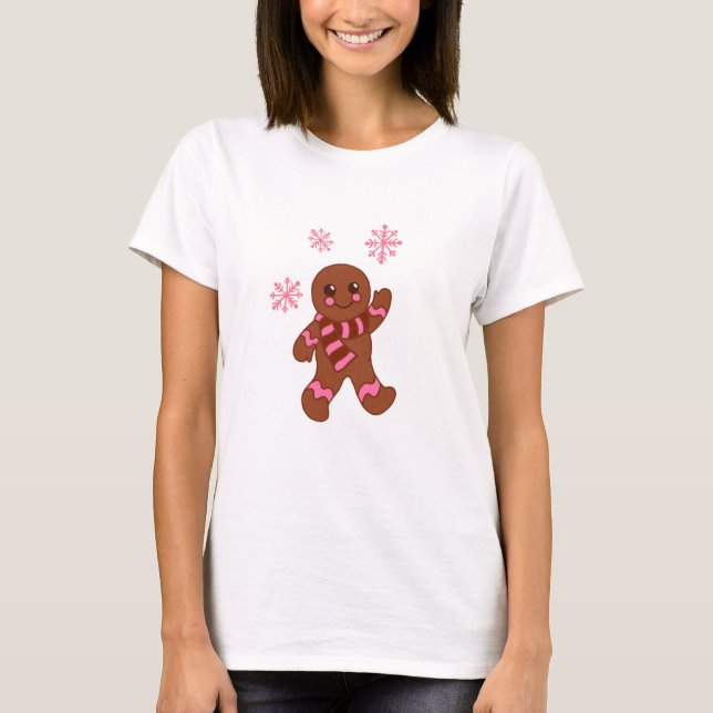 Gingerpão Snowflake T-Shirt (Frente)