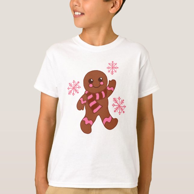 Gingerpão Snowflake T-Shirt (Frente)