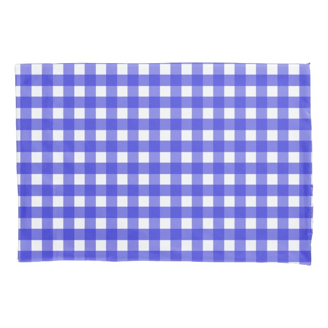 Gingham azul-real (Frente)
