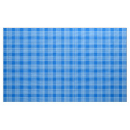 Gingham Check Blue and White Tecido
