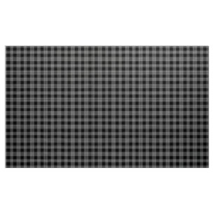 Gingham Cheque Tecido Preto e Branco