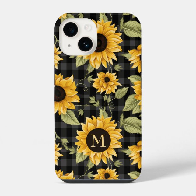Gingham Sunflower Pattern (Verso)