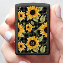 Gingham Sunflower Pattern