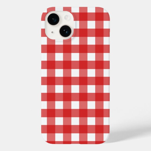 Gingham vermelho e branco (Verso)