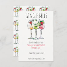 GINgle Bells| Convites de festas de Natal