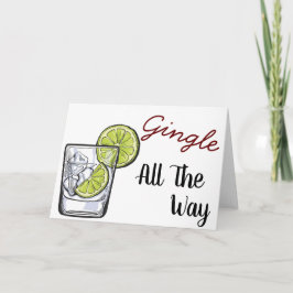 Gingle Todo O Caminho | Cartões de Natal Gin & Ton