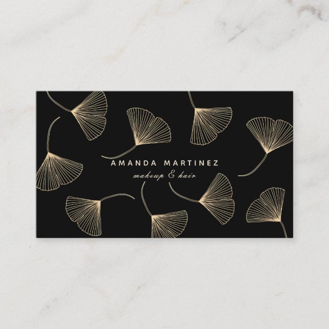 Ginkgo Dourado deixa cartão de fidelidade preto (Frente)