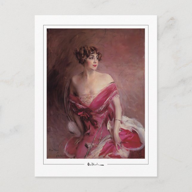 Giovanni Boldini #20 - Cartão Postal de Arte (Frente)