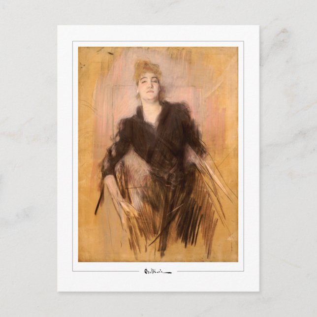 Giovanni Boldini #400 - Cartão Postal de Arte Refi (Frente)