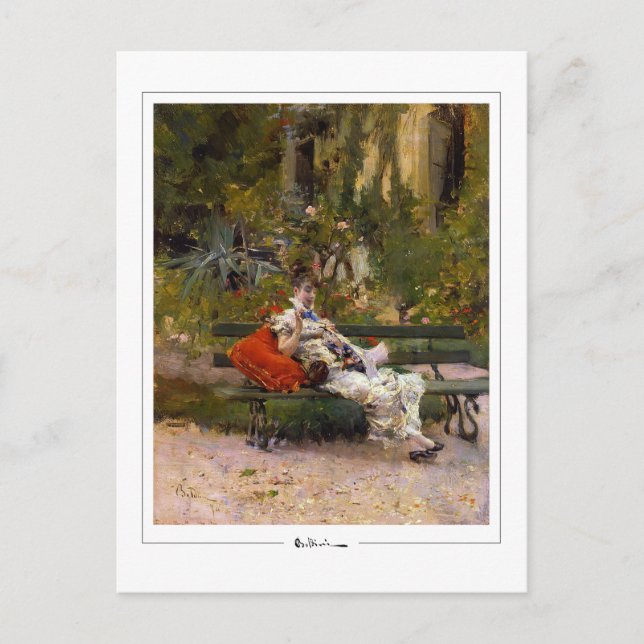 Giovanni Boldini #444 - Cartão Postal de Arte (Frente)