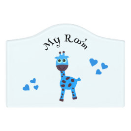 Girafa azul