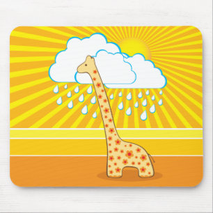 Girafa bonito Mousepad