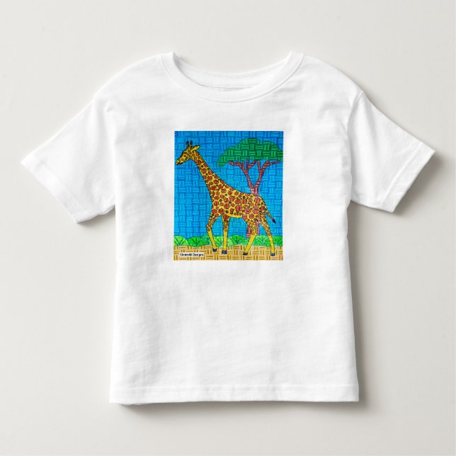 Girafa (branca) - Toddler T-Shirt (Frente)