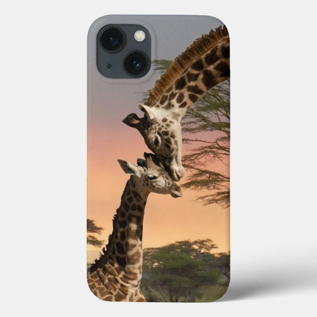 Girafa da mãe e do bebê, iPhone 6, Xtreme (Verso)