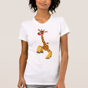 Girafa Dançando Bonita Girafa T-Shirt