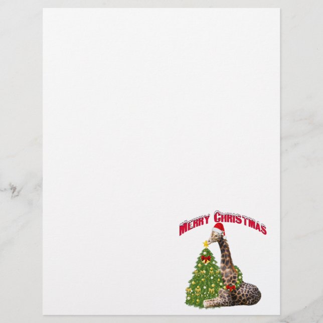 Girafa de Natal (Frente)