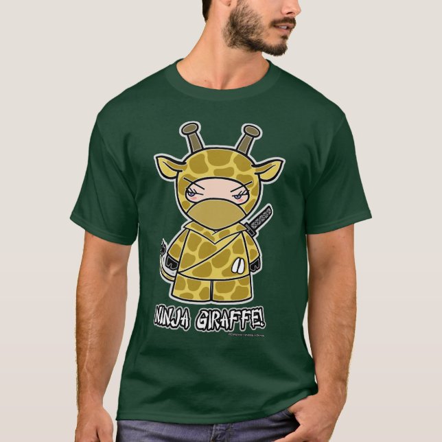 Girafa de Ninja! T-shirt (Frente)