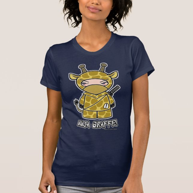 Girafa de Ninja! T-shirt (Frente)