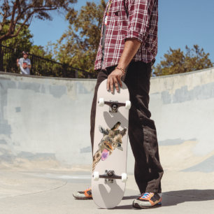 Girafa Engraçada Skateboard
