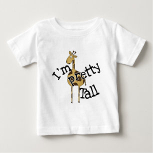 Girafa eu sou t-shirt altos bonito e presentes