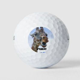 Girafa "Fore" Golf Balls (3)