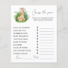 Girafa - Jogo Price Guess