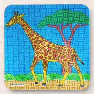 Girafa - Porta-copos de Plástico