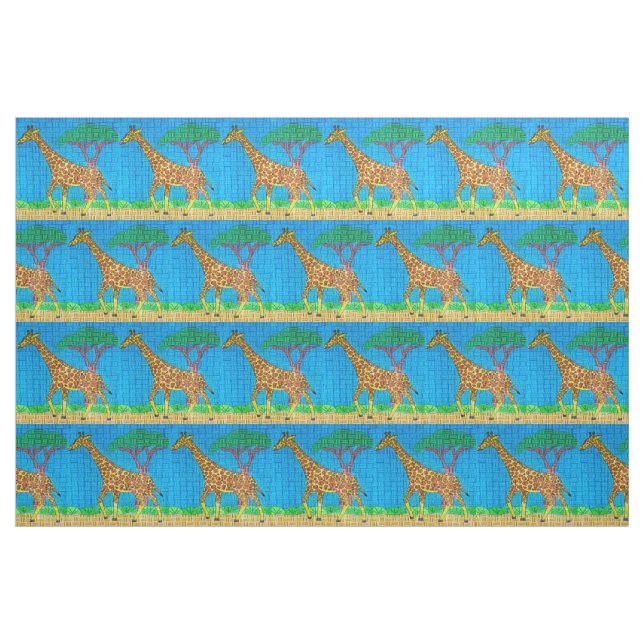 Girafa - Tecido de Algodão Pima (Fat Quarter)