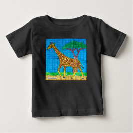Girafa (vívida) - Camiseta de Bebê
