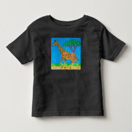Girafa (vívida) - Camiseta para Criança
