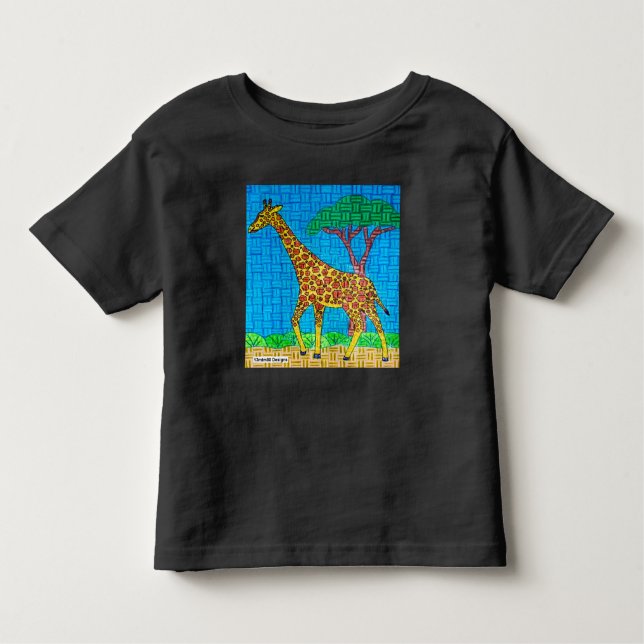 Girafa (vívida) - Toddler T-Shirt (Frente)