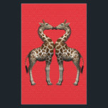 Girafas Apaixonadas<br><div class="desc">adoráveis casais bonitinhos beijando um ao outro</div>