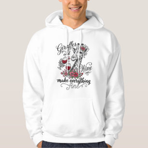 Girafas E Vinho Camisa Desenho Gravura Vintage_1