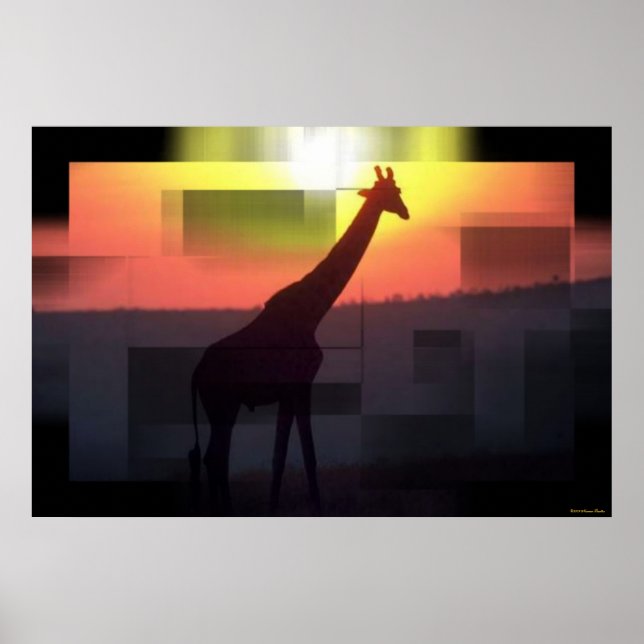 Girafas Impressão (Frente)